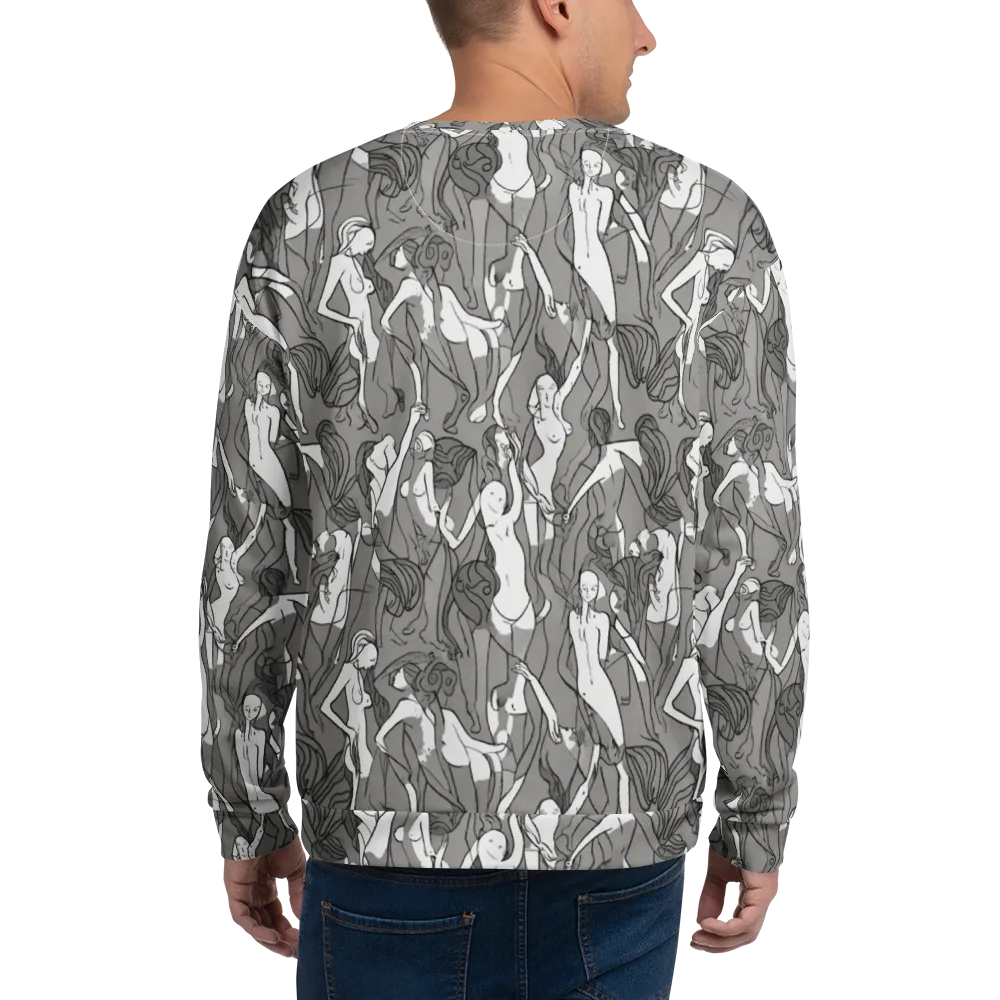 Monochrome Muses on Sweatshirt — Back