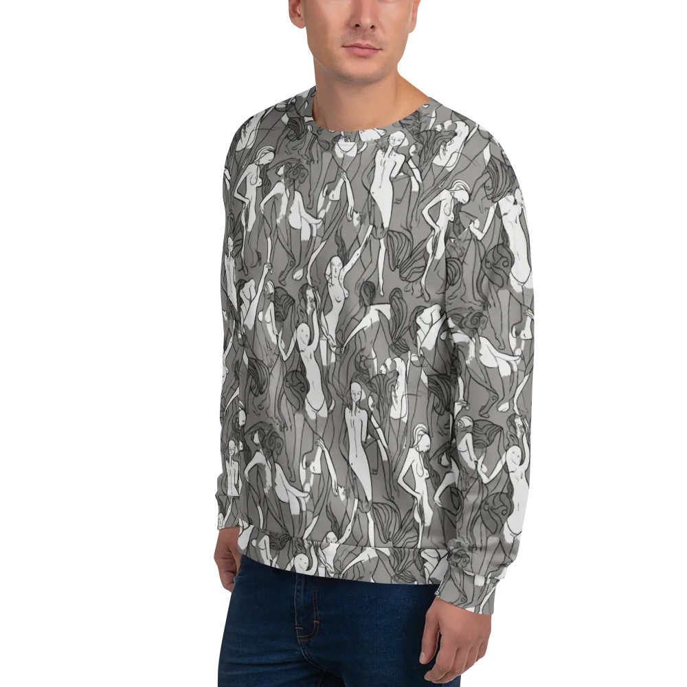 Monochrome Muses on Sweatshirt — Left Front