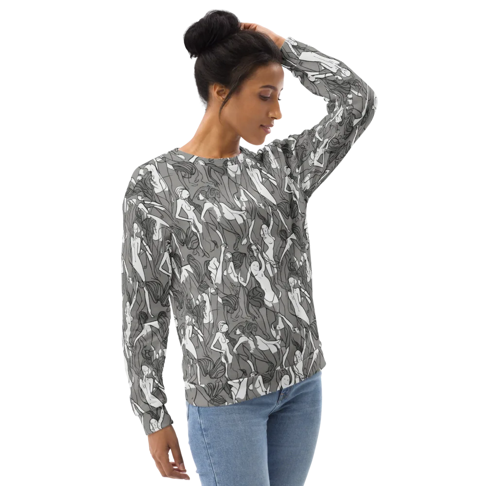 Monochrome Muses on Sweatshirt — Right Front