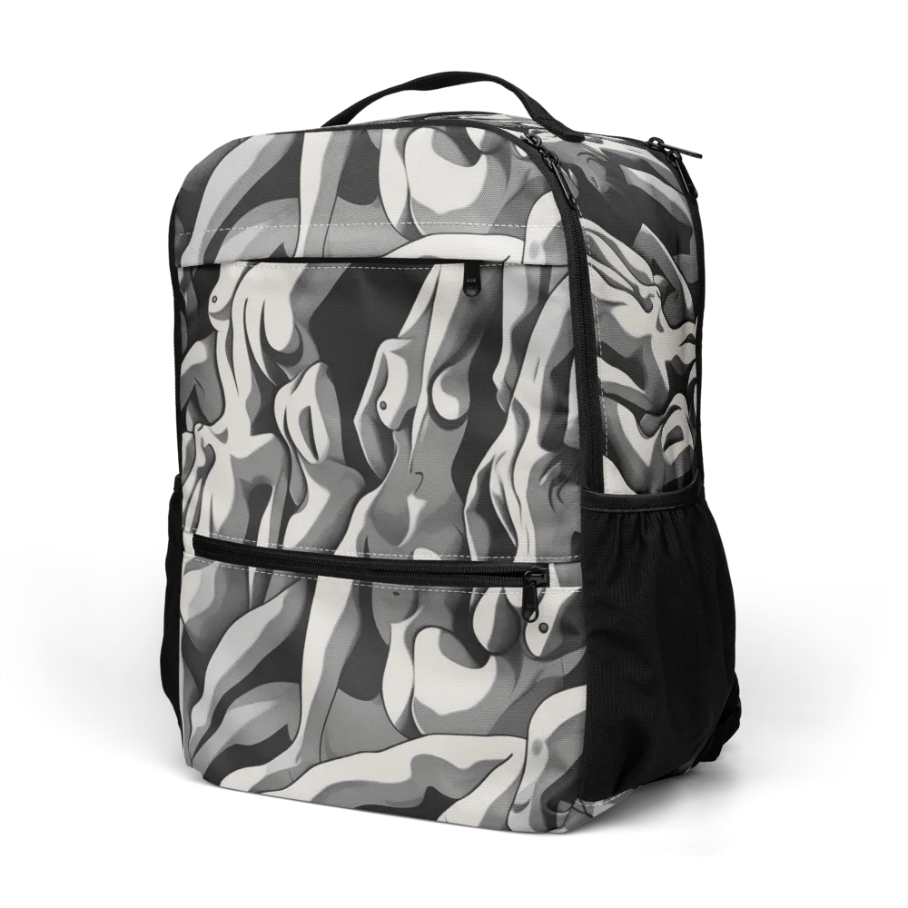 Silver Figurefield on Utility Backpack — Left Front