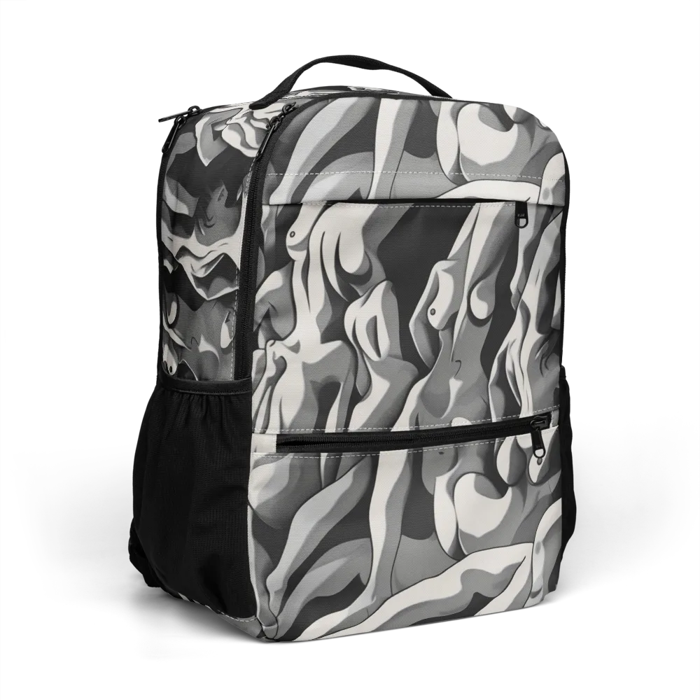 Silver Figurefield on Utility Backpack — Right Front