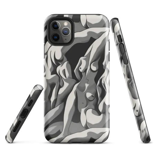 Silver Figurefield on a Tough Case for iPhone®