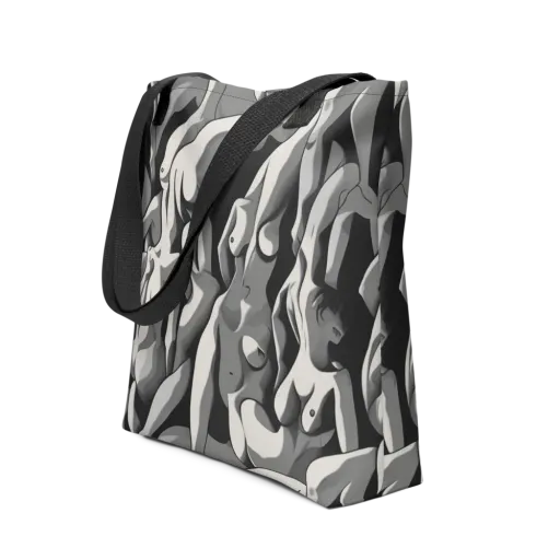 Silver Figurefield on a Tote Bag