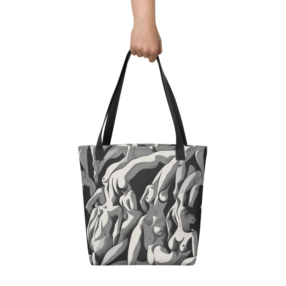 Silver Figurefield on Tote Bag — Front