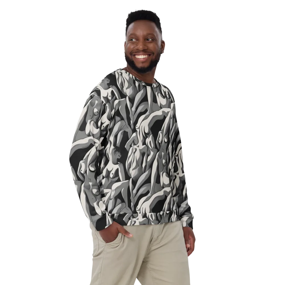 Silver Figurefield on Sweatshirt — Front