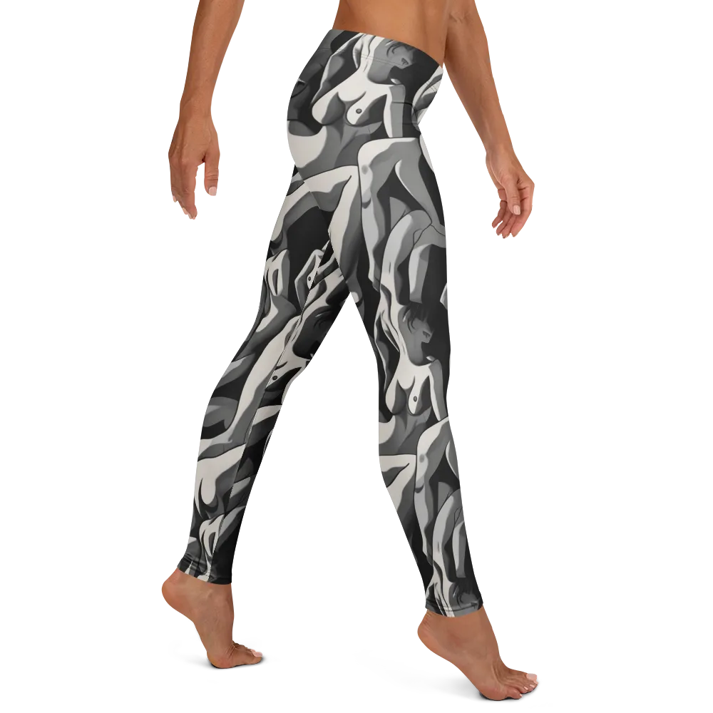 Silver Figurefield on Leggings — Right
