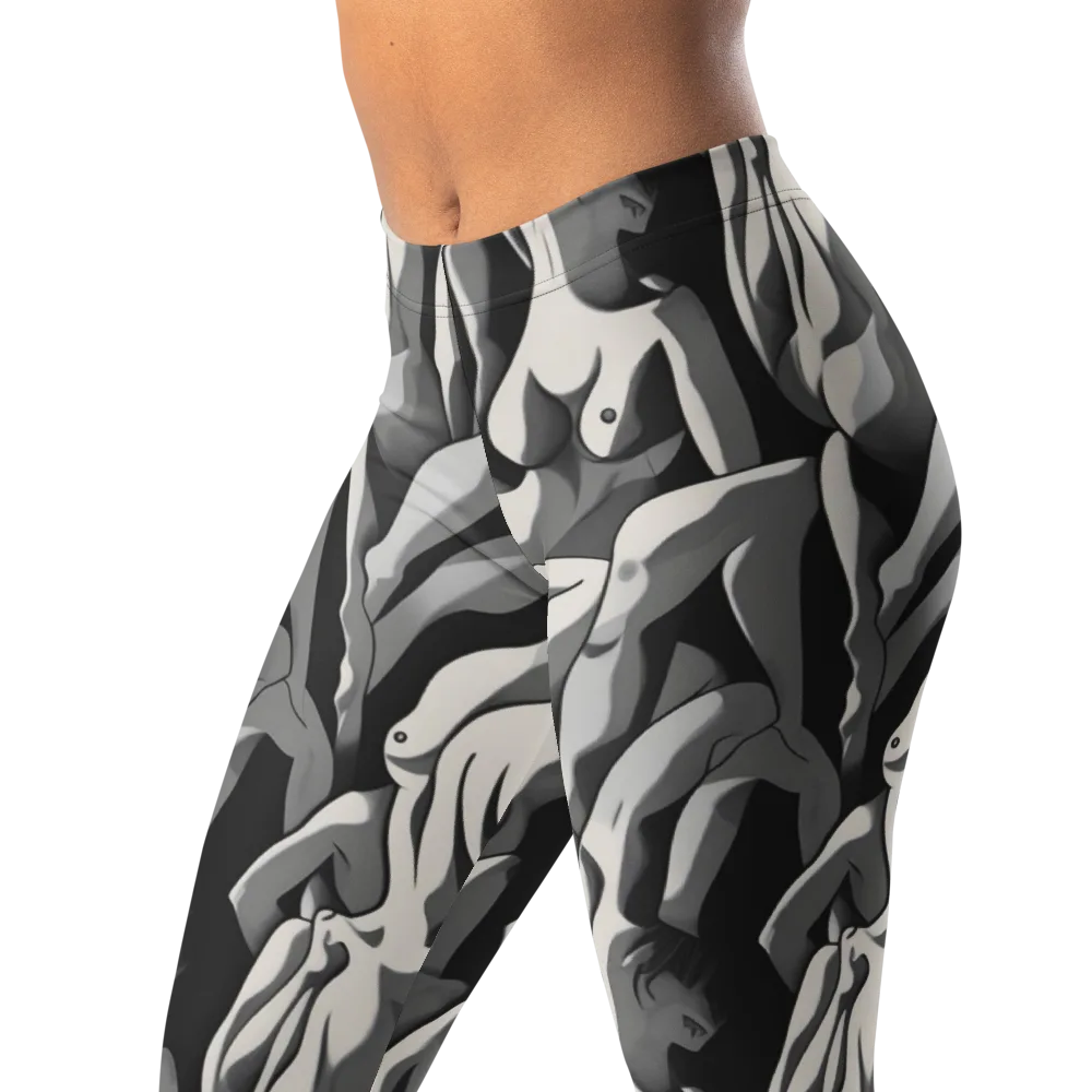 Silver Figurefield on Leggings — Left Front
