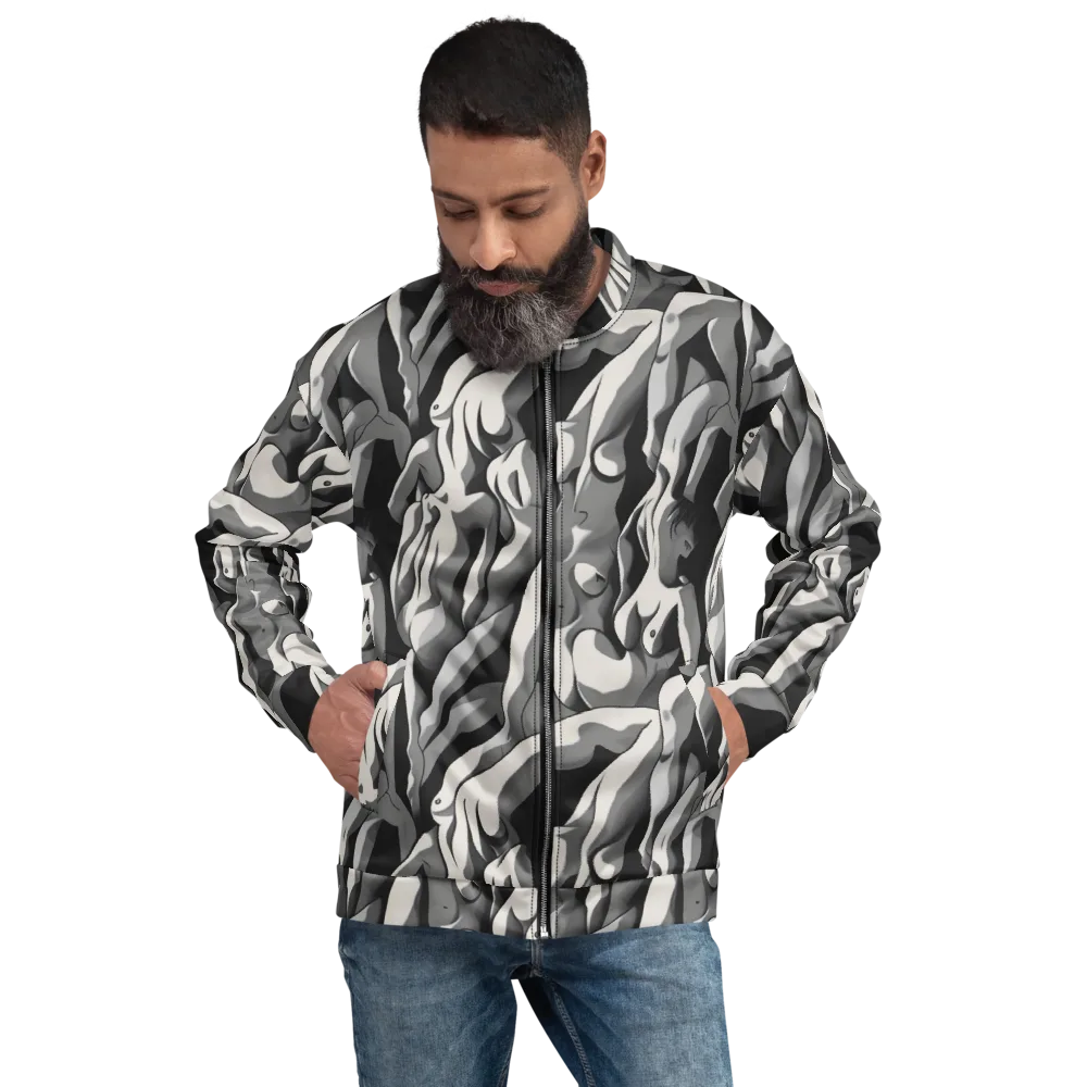 Silver Figurefield on Bomber Jacket — Front
