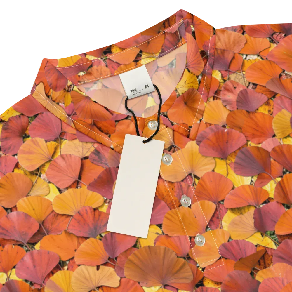 Autumn Ginkgo on Men's Slim Fit Polo Shirt — Product details