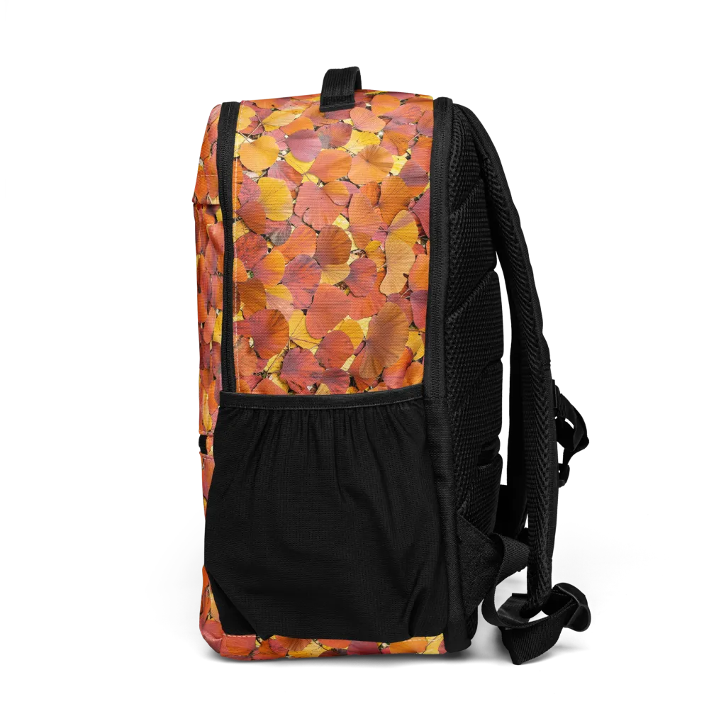Autumn Ginkgo on Utility Backpack — Left
