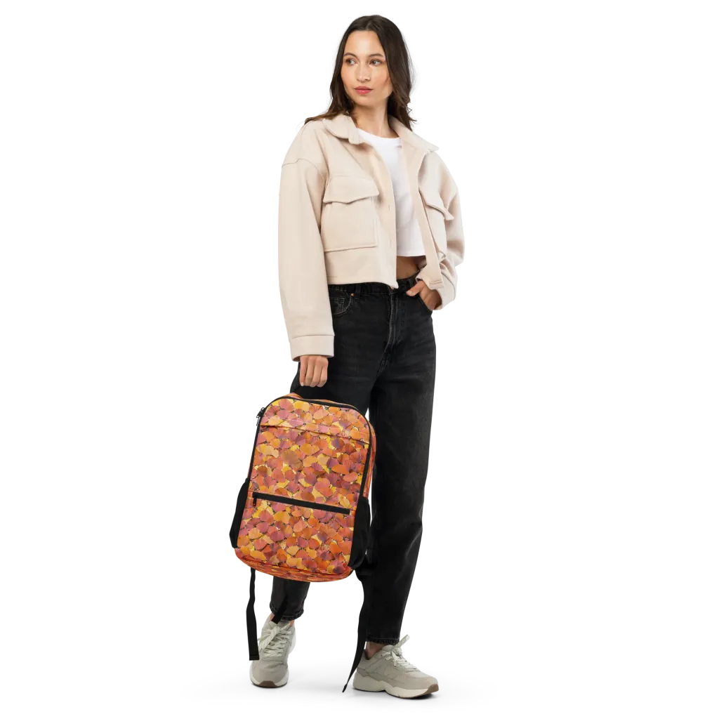 Autumn Ginkgo on Utility Backpack — Front