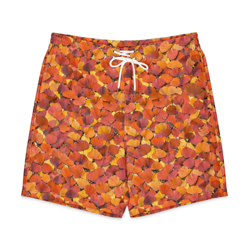 Autumn Ginkgo on Men's Board Shorts — Front