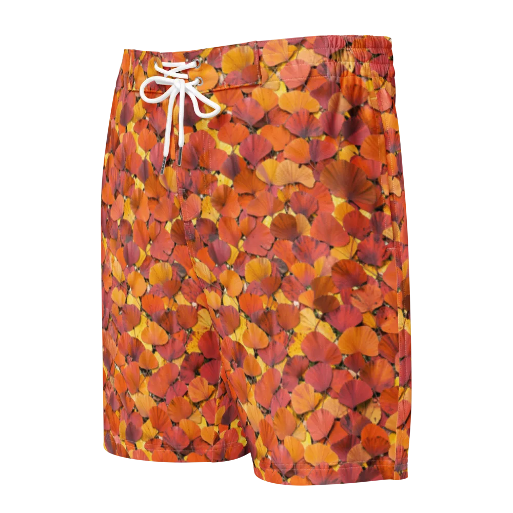 Autumn Ginkgo on Men's Board Shorts — Front