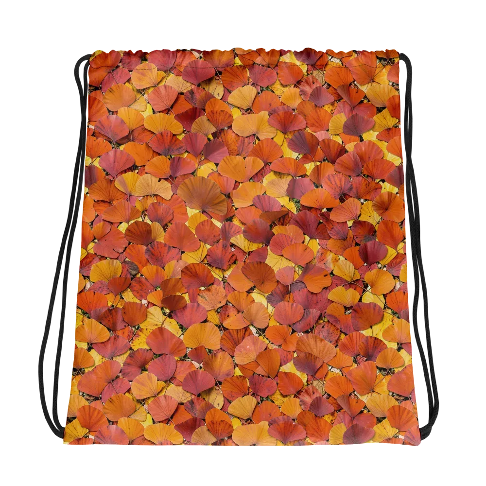 Autumn Ginkgo on Drawstring Bag — Photo
