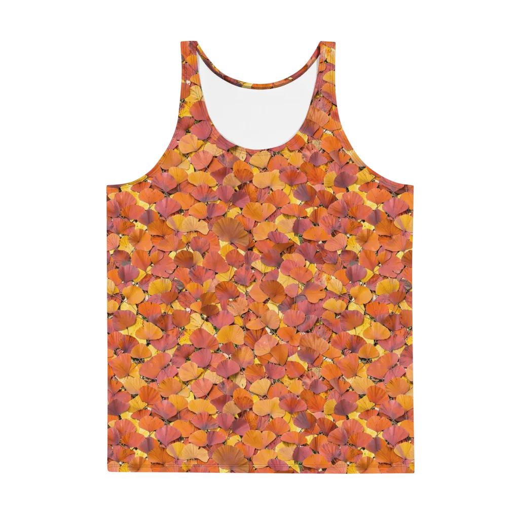 Autumn Ginkgo on Men's Tank Top — Front