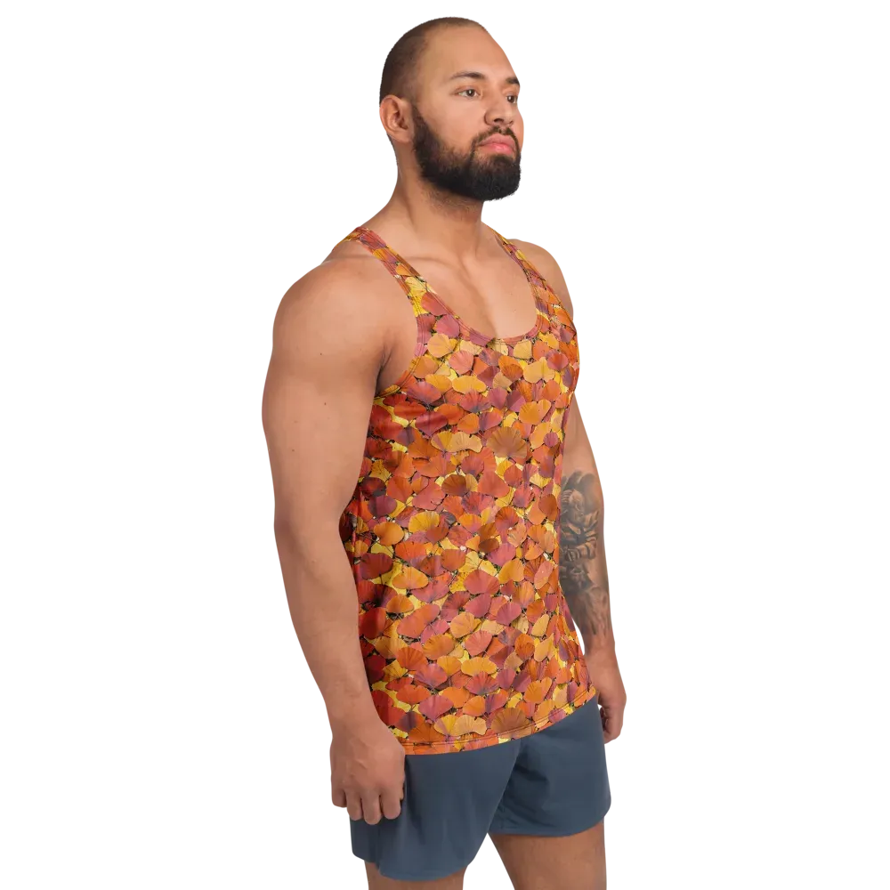 Autumn Ginkgo on Men's Tank Top — Right Front
