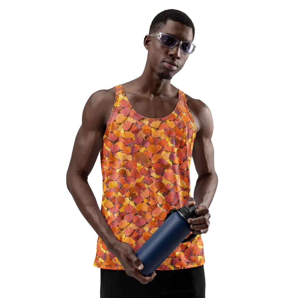 Autumn Ginkgo on Men's Tank Top — Front