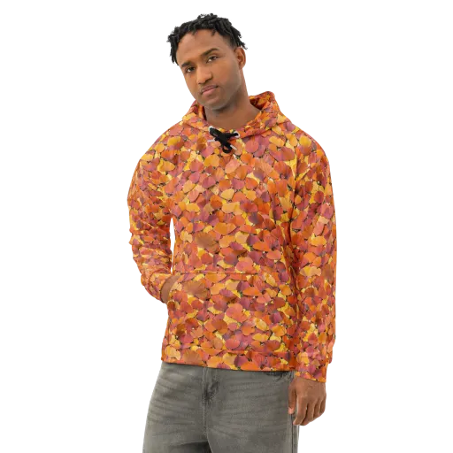 Autumn Ginkgo on a Cotton Hoodie