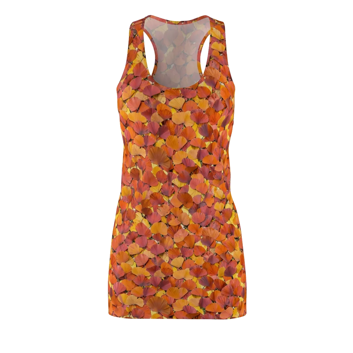 Autumn Ginkgo on Racerback Dress — Front