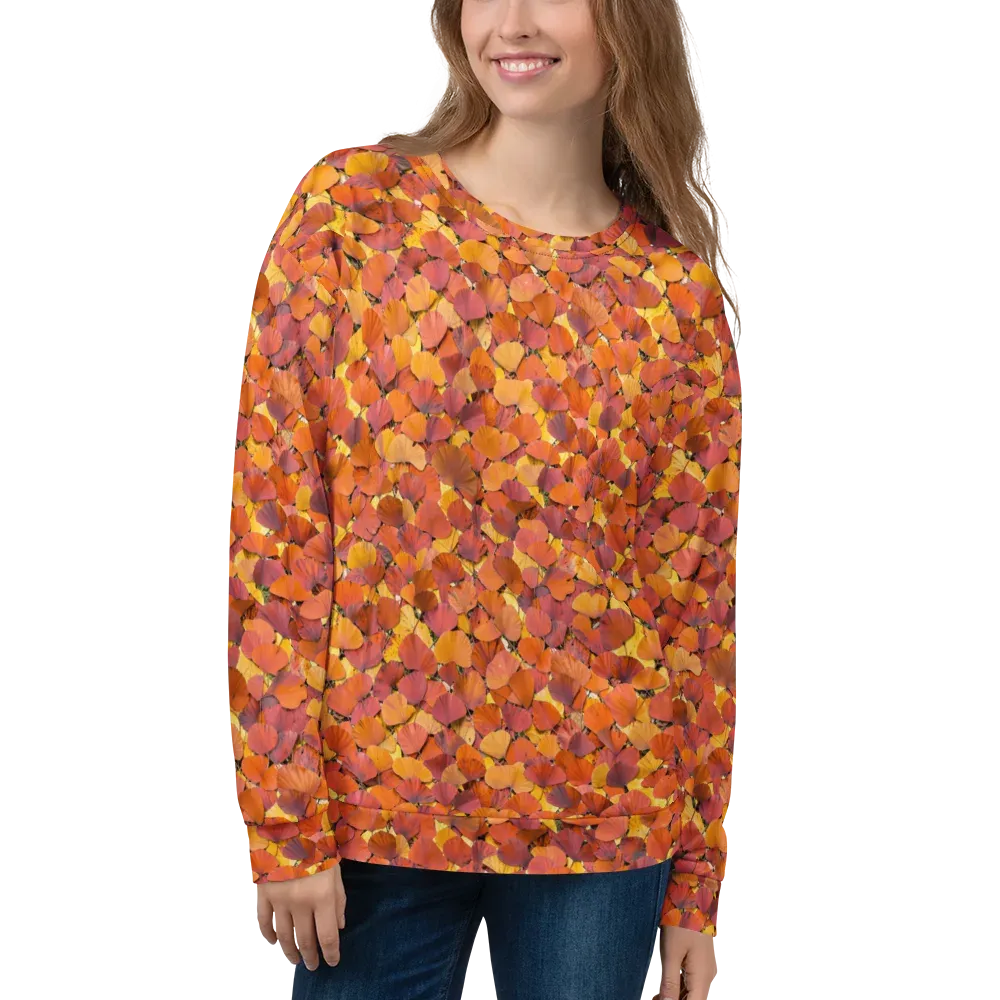 Autumn Ginkgo on Sweatshirt — Front