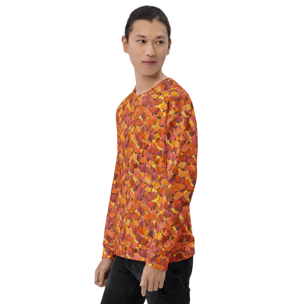 Autumn Ginkgo on Sweatshirt — Left Front