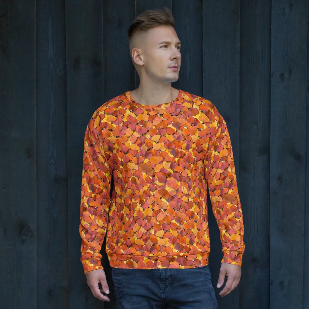 Autumn Ginkgo on Sweatshirt — Front