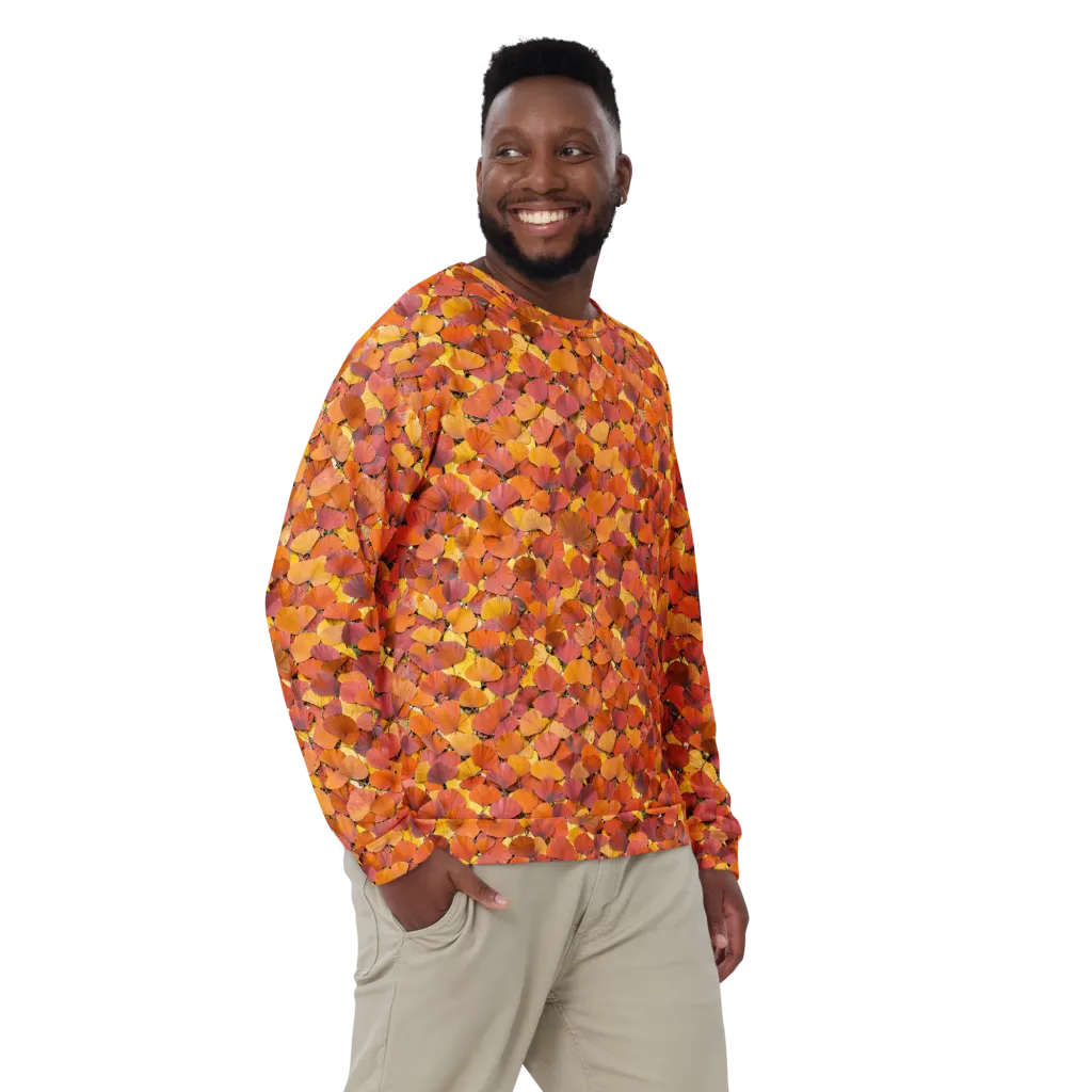 Autumn Ginkgo on Sweatshirt — Front