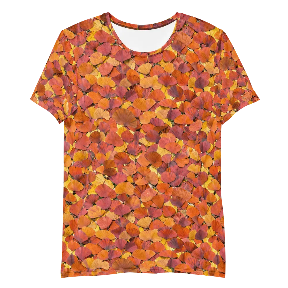 Autumn Ginkgo on Men's Athletic T-Shirt — Front