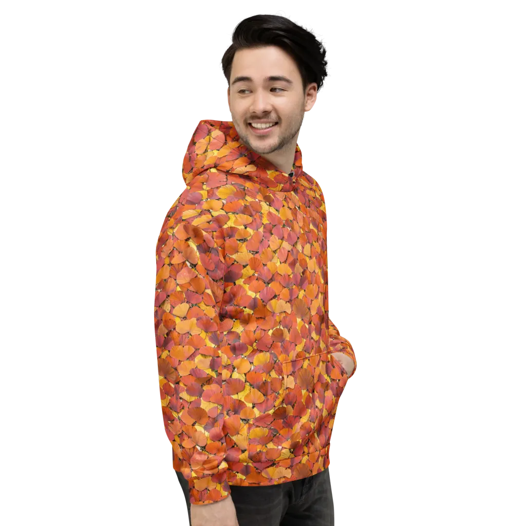 Autumn Ginkgo on Hoodie — Right