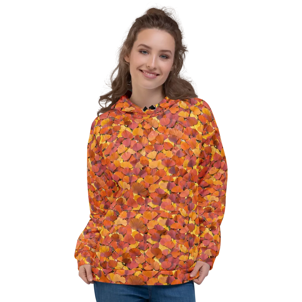 Autumn Ginkgo on Hoodie — Front