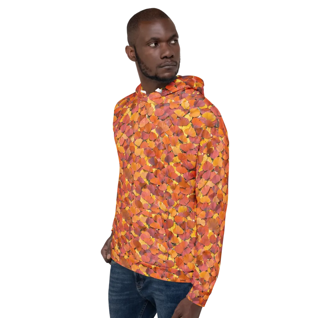 Autumn Ginkgo on Hoodie — Left