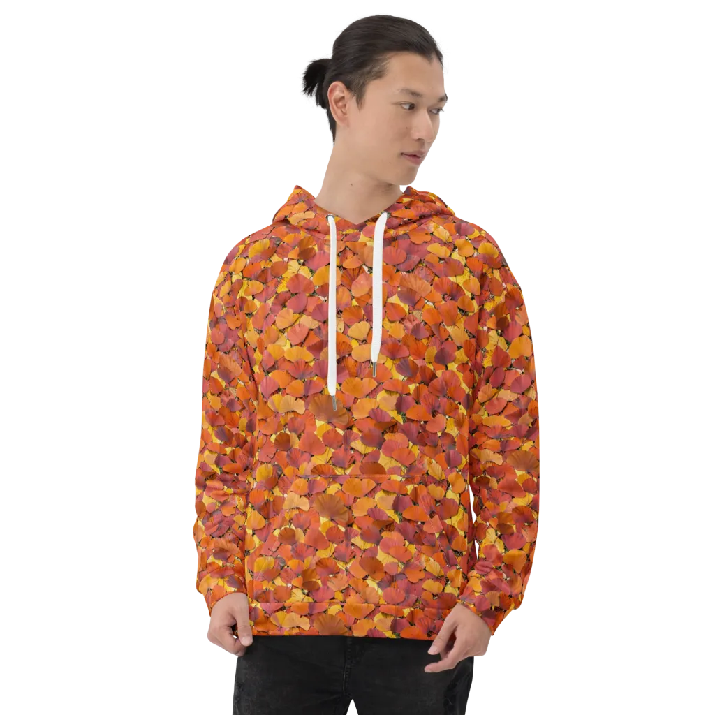 Autumn Ginkgo on Hoodie — Front