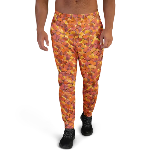 Autumn Ginkgo on a Men's Joggers