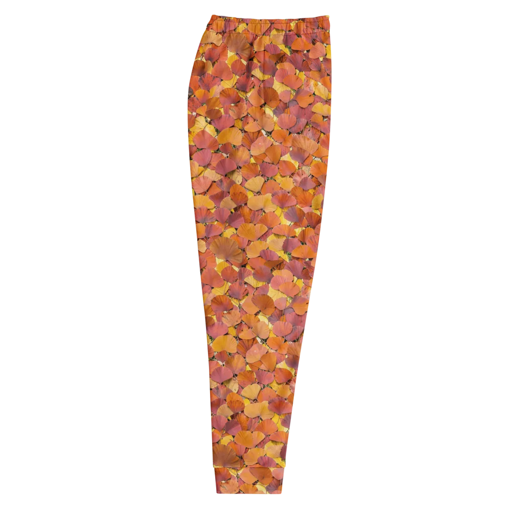 Autumn Ginkgo on Men's Joggers — Right