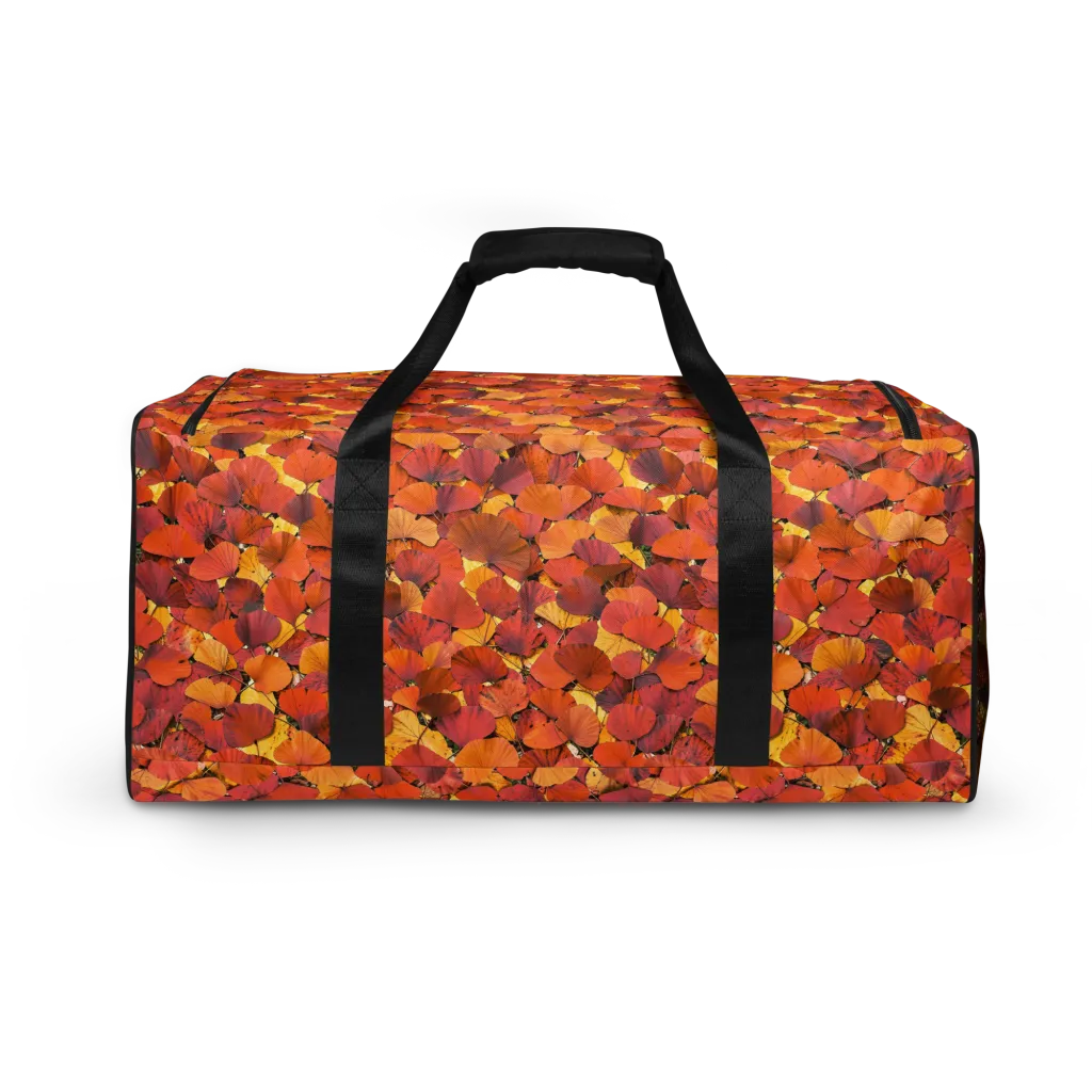 Autumn Ginkgo on Duffle Bag — Back