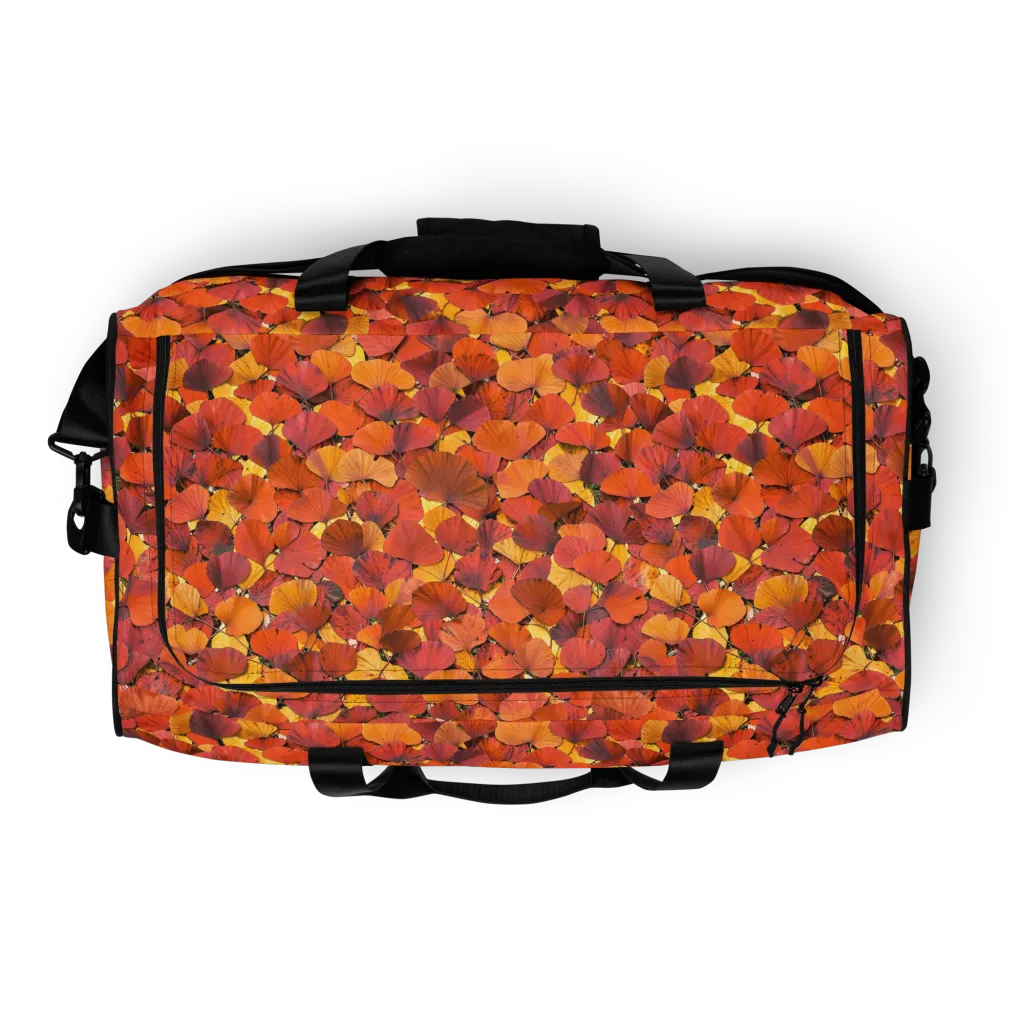 Autumn Ginkgo on Duffle Bag — Top