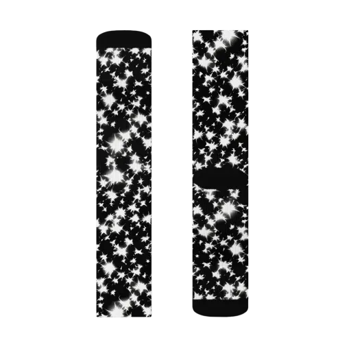 Black Starburst on a Socks