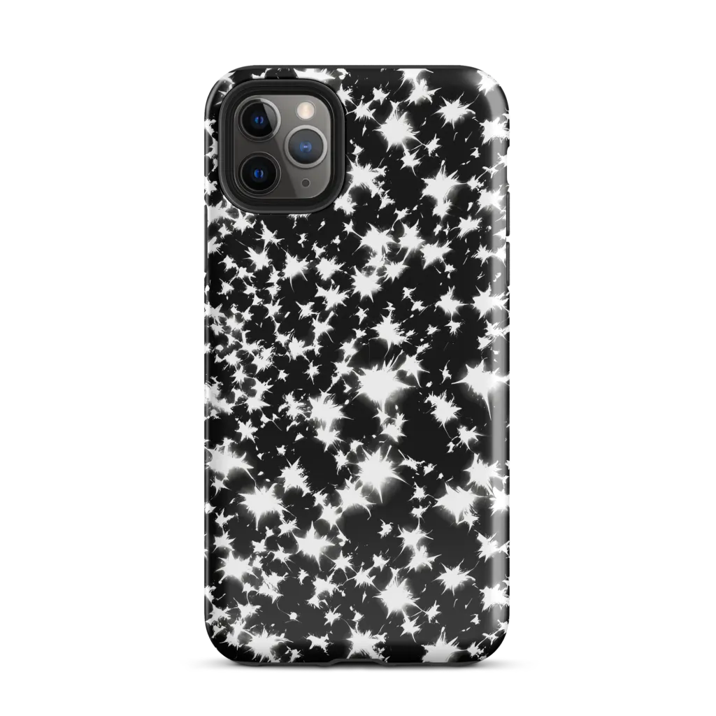Black Starburst on Tough Case for iPhone® — Front