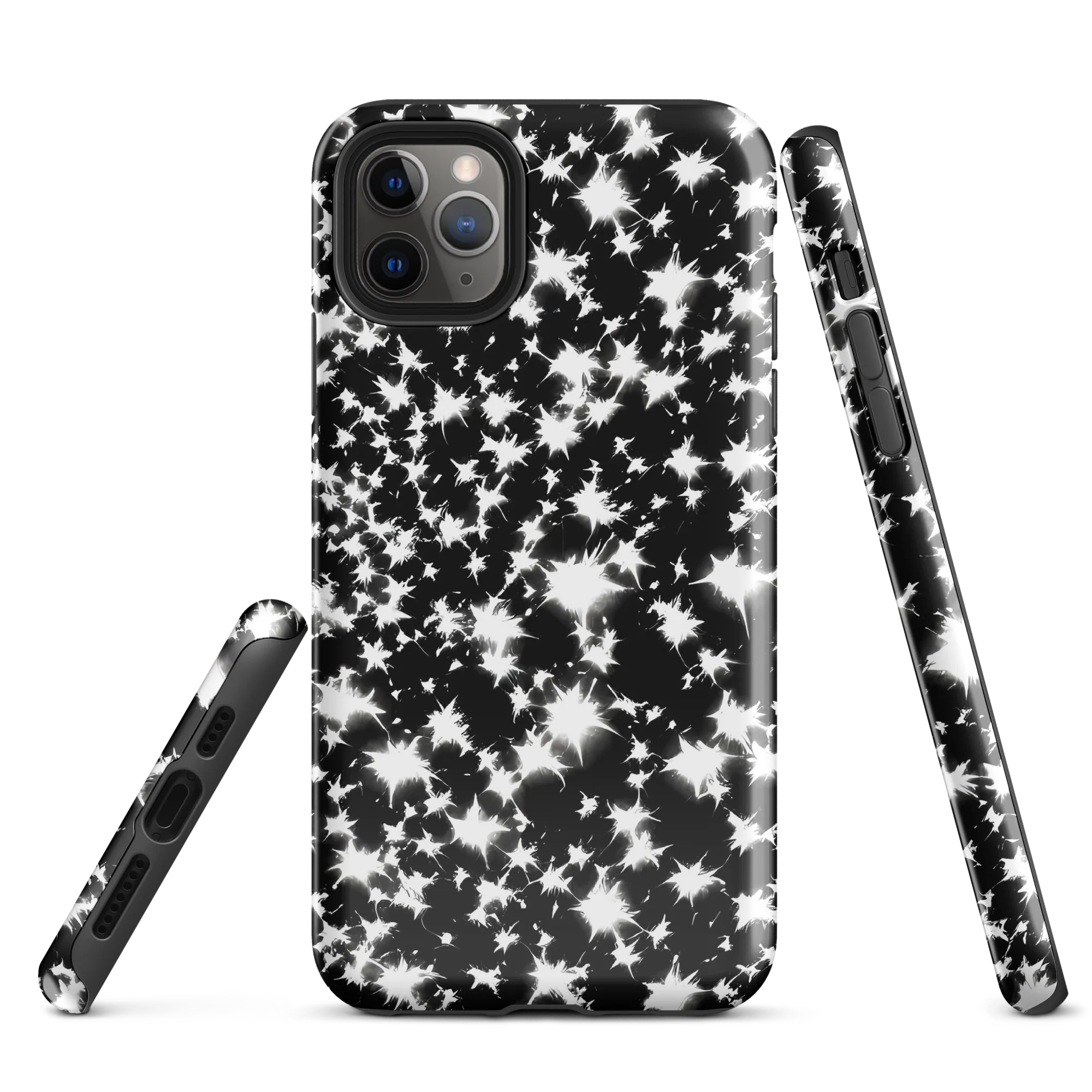 Black Starburst on Tough Case for iPhone® — Front