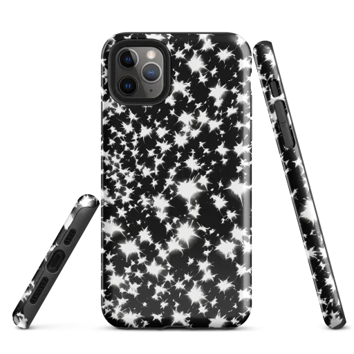 Black Starburst on a Tough Case for iPhone®