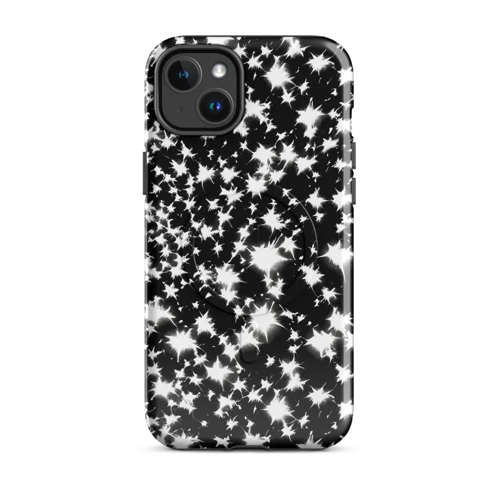 Black Starburst on MagSafe Tough Case for iPhone® — Front