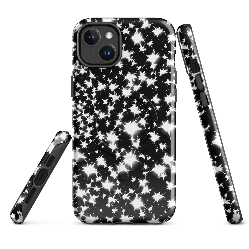 Black Starburst on MagSafe Tough Case for iPhone® — Front