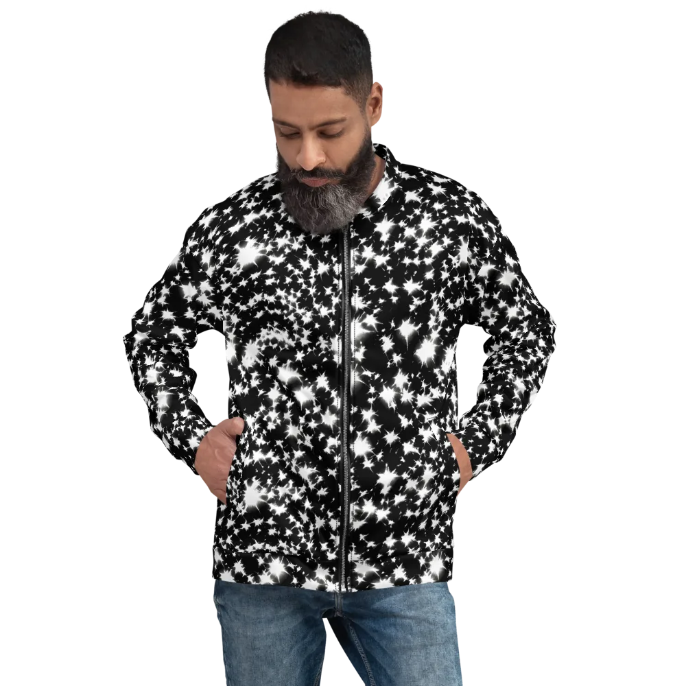 Black Starburst on Bomber Jacket — Front