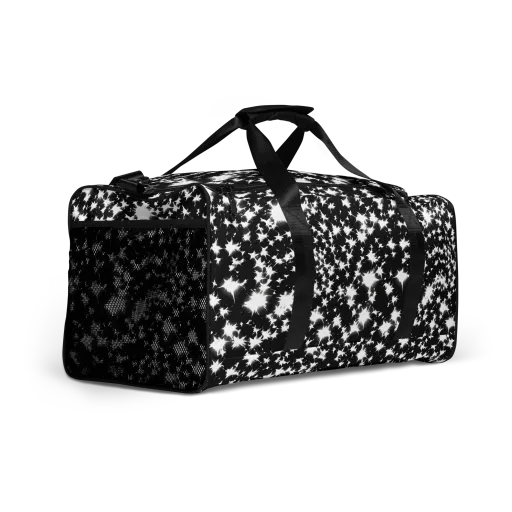 Black Starburst on a Duffle Bag