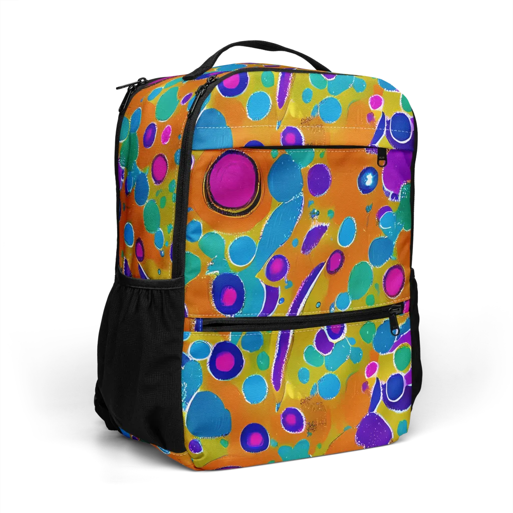 Chromatic Splash on Utility Backpack — Right Front