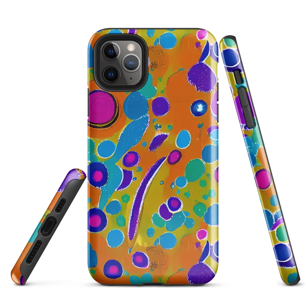 Chromatic Splash on Tough Case for iPhone® — Front