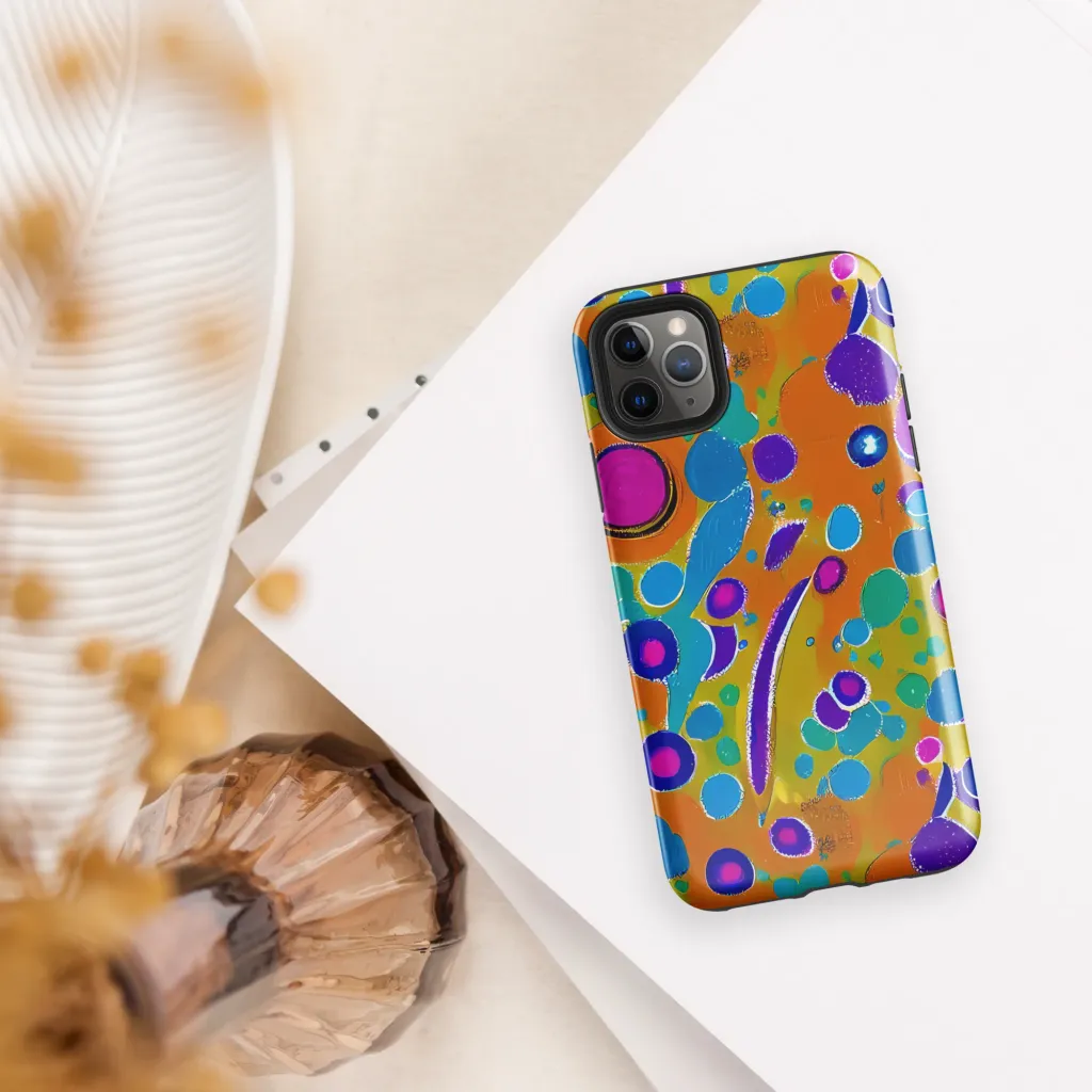 Chromatic Splash on Tough Case for iPhone® — Front