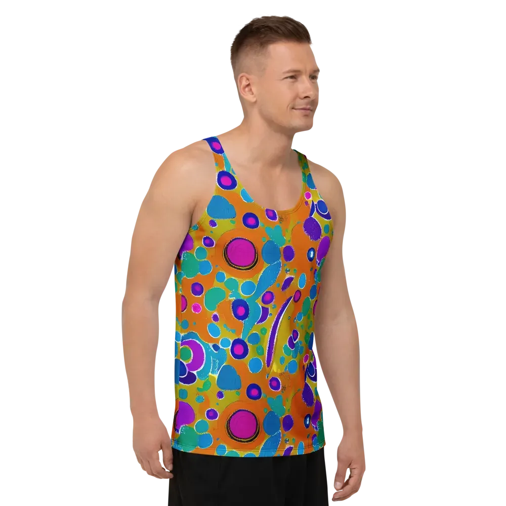 Chromatic Splash on Men's Tank Top — Right Front