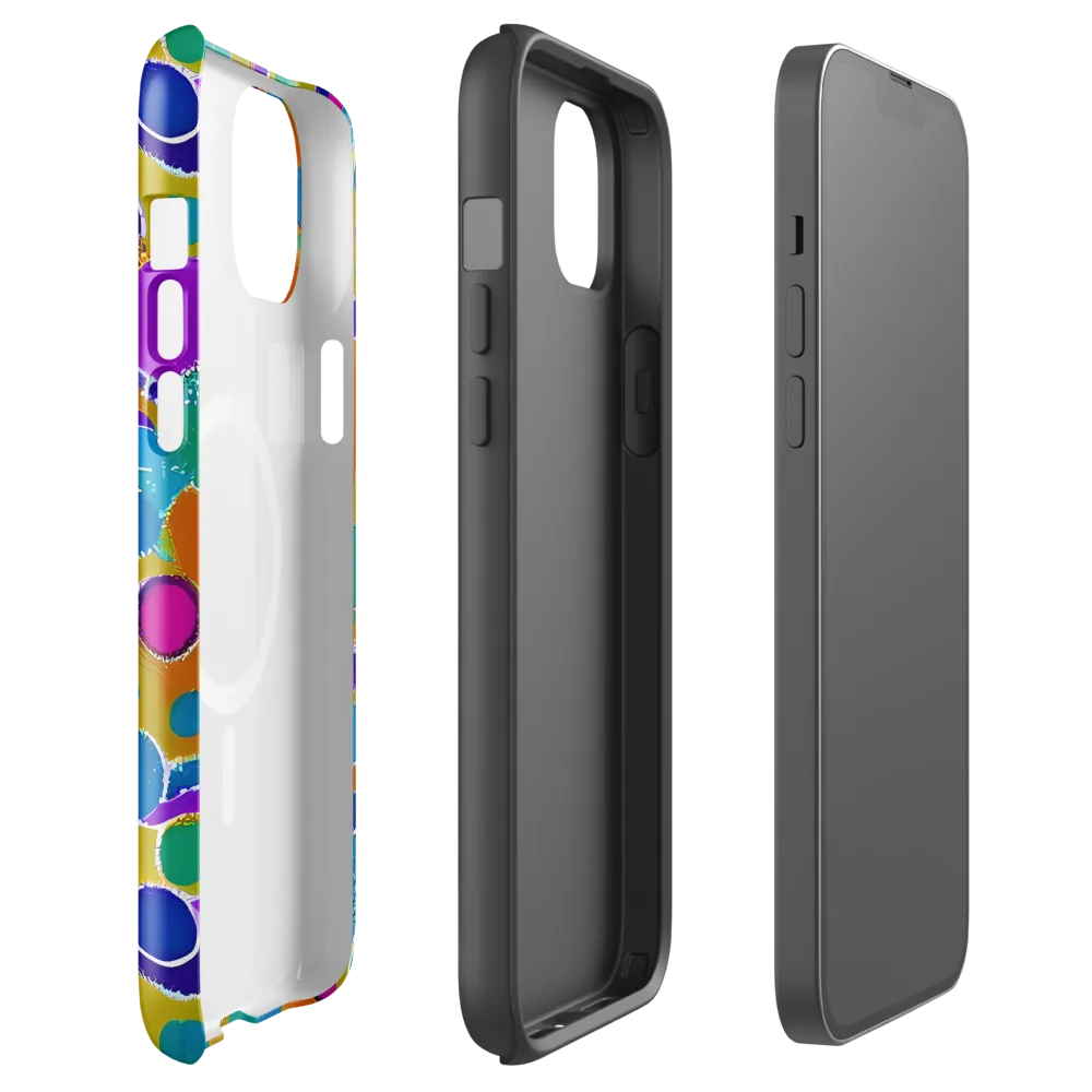 Chromatic Splash on MagSafe Tough Case for iPhone® — Front