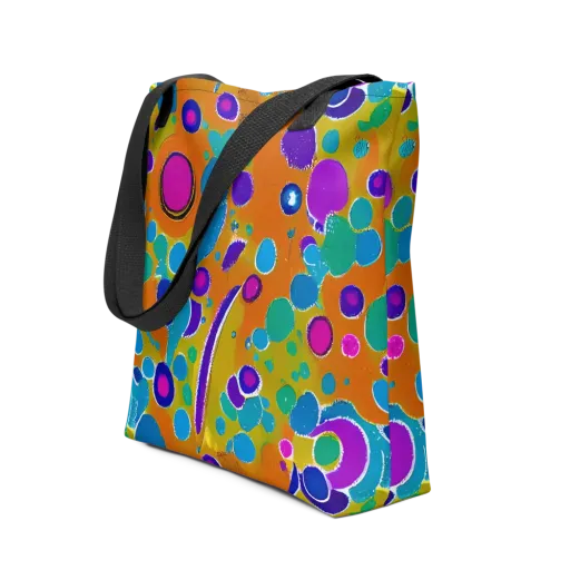 Chromatic Splash on a Tote Bag